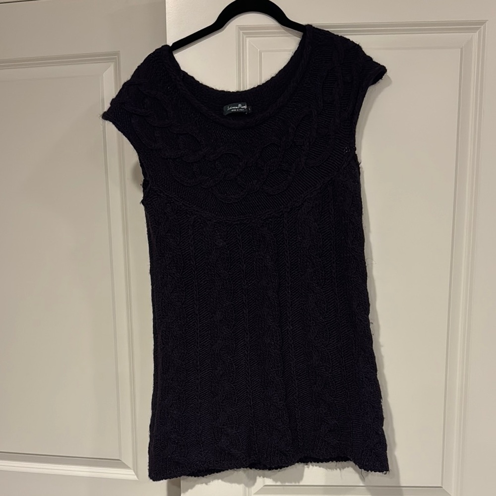 Dark purple Charming Knit Top size L
